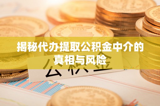 衢江揭秘代办提取公积金中介的真相与风险