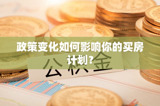 衢江政策变化如何影响你的买房计划？