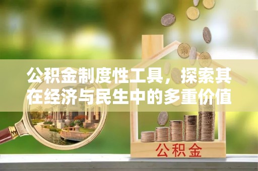 衢江公积金制度性工具，探索其在经济与民生中的多重价值